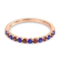 U Prong Half Eternity Shubra Band