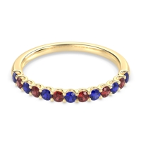 U Prong Half Eternity Shubra Band