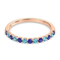 U Prong Half Eternity Shubra Band