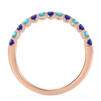 U Prong Half Eternity Shubra Band