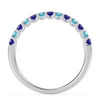 U Prong Half Eternity Shubra Band