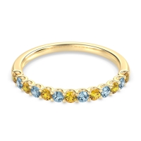 U Prong Half Eternity Shubra Band