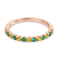U Prong Half Eternity Shubra Band