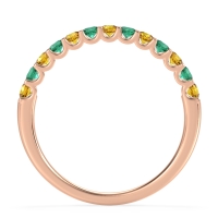 U Prong Half Eternity Shubra Band