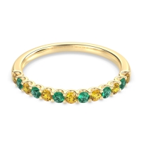 U Prong Half Eternity Shubra Band