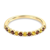 U Prong Half Eternity Shubra Band