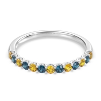 U Prong Half Eternity Shubra Band