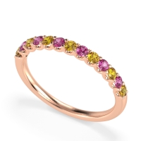 U Prong Half Eternity Shubra Band