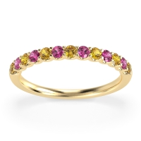 U Prong Half Eternity Shubra Band