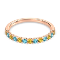 U Prong Half Eternity Shubra Band