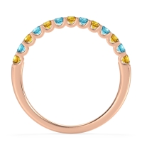 U Prong Half Eternity Shubra Band