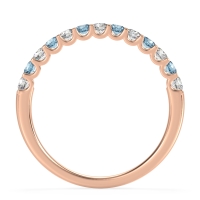 U Prong Half Eternity Shubra Band