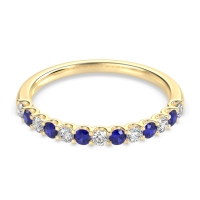 U Prong Half Eternity Shubra Band