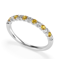 U Prong Half Eternity Shubra Band