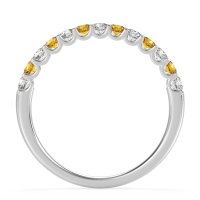 U Prong Half Eternity Shubra Band