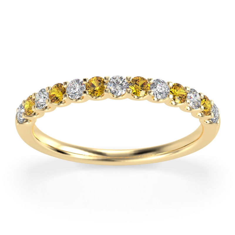 U Prong Half Eternity Shubra Band