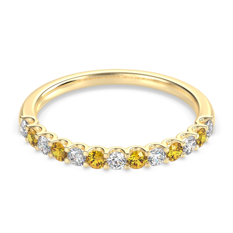 U Prong Half Eternity Shubra Band