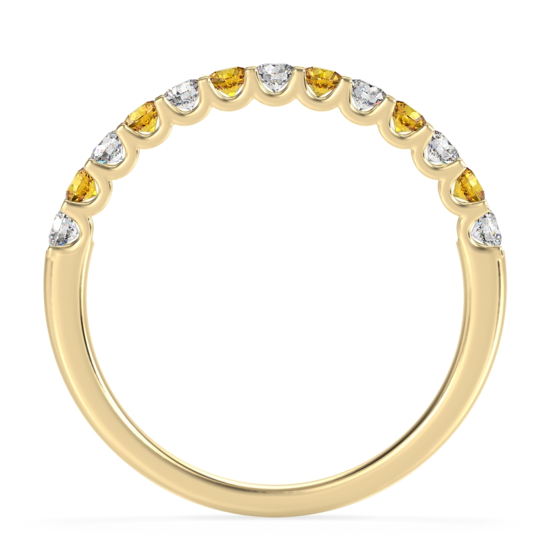 U Prong Half Eternity Shubra Band