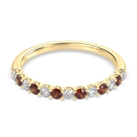 U Prong Half Eternity Shubra Band