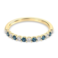 U Prong Half Eternity Shubra Band
