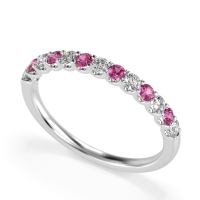 U Prong Half Eternity Shubra Band