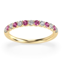 U Prong Half Eternity Shubra Band