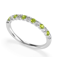 U Prong Half Eternity Shubra Band