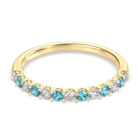 U Prong Half Eternity Shubra Band