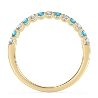 U Prong Half Eternity Shubra Band