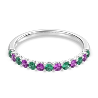 U Prong Half Eternity Shubra Band