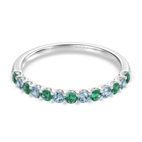 U Prong Half Eternity Shubra Band