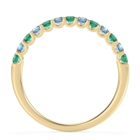 U Prong Half Eternity Shubra Band