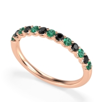U Prong Half Eternity Shubra Band
