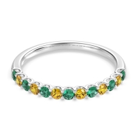 U Prong Half Eternity Shubra Band