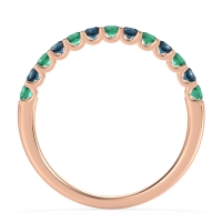 U Prong Half Eternity Shubra Band