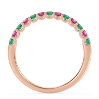 U Prong Half Eternity Shubra Band