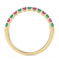 U Prong Half Eternity Shubra Band