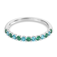 U Prong Half Eternity Shubra Band