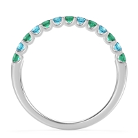 U Prong Half Eternity Shubra Band