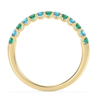 U Prong Half Eternity Shubra Band
