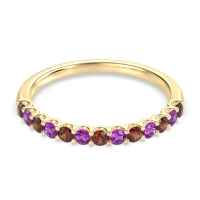 U Prong Half Eternity Shubra Band
