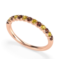 U Prong Half Eternity Shubra Band