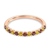 U Prong Half Eternity Shubra Band
