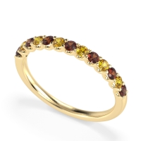 U Prong Half Eternity Shubra Band