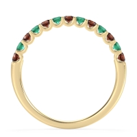 U Prong Half Eternity Shubra Band