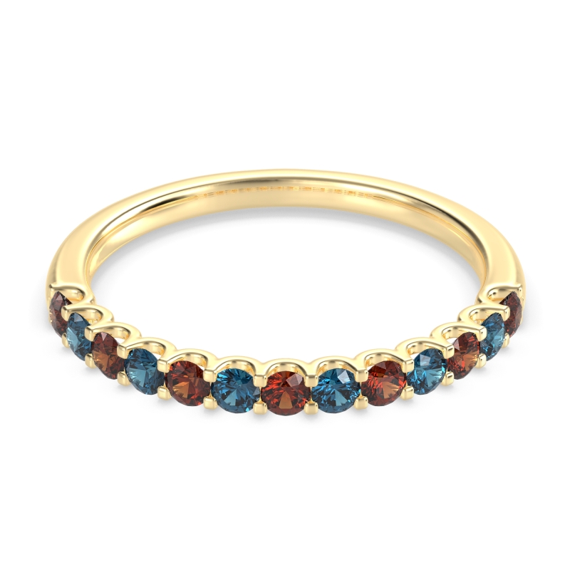 U Prong Half Eternity Shubra Band