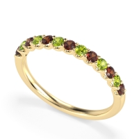 U Prong Half Eternity Shubra Band