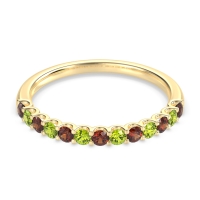 U Prong Half Eternity Shubra Band
