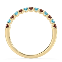 U Prong Half Eternity Shubra Band