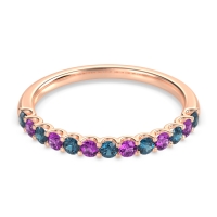 U Prong Half Eternity Shubra Band